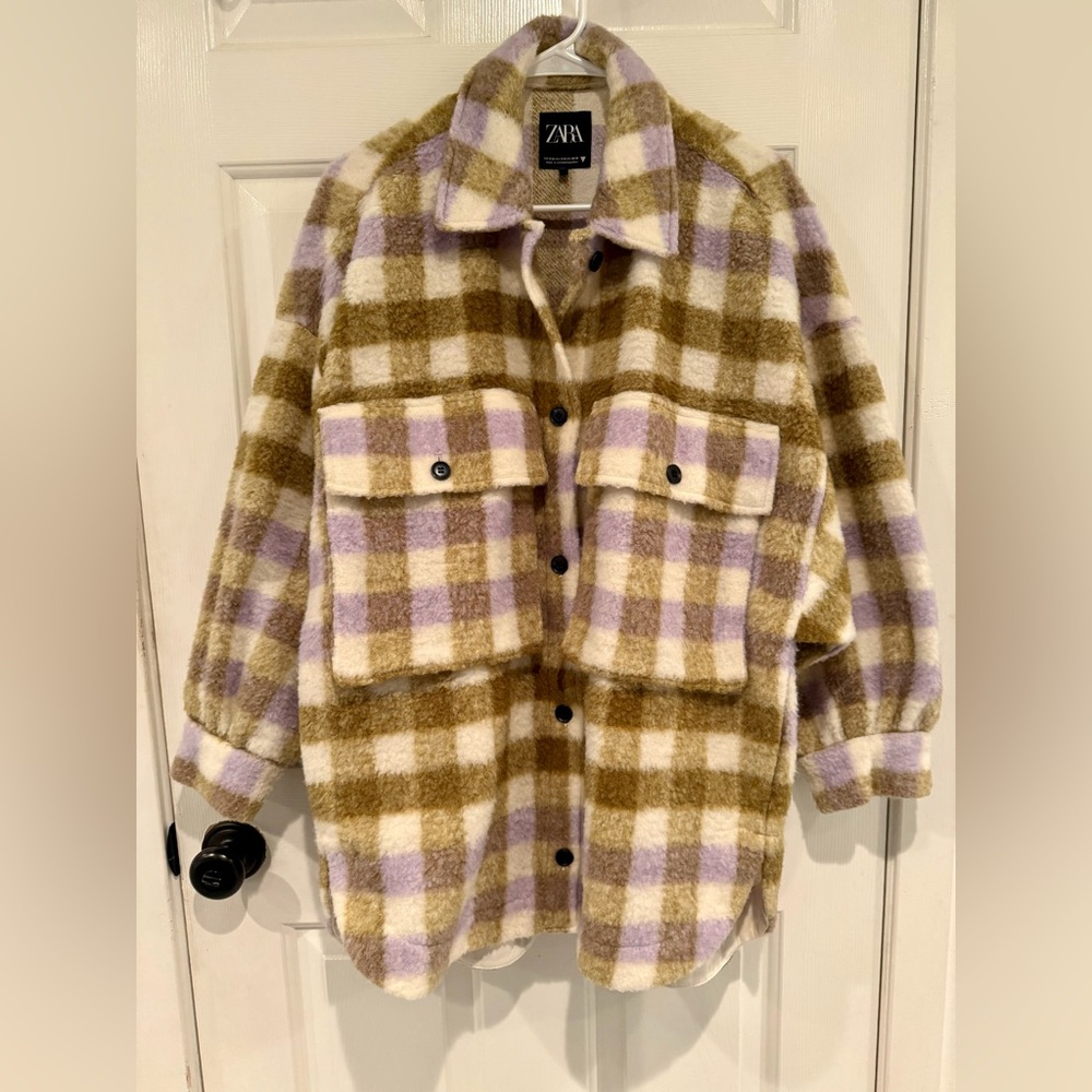 Zara Plaid Jacket